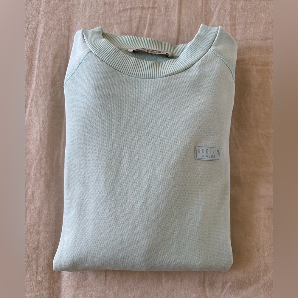 Scotch & Soda Light Mint Crewneck Sweater